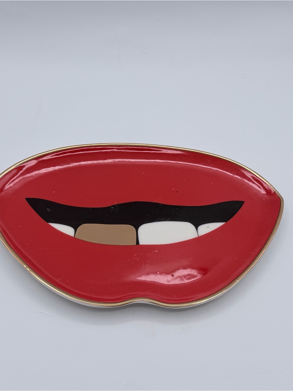 Jonathan Adler Lip shaped trinket tray